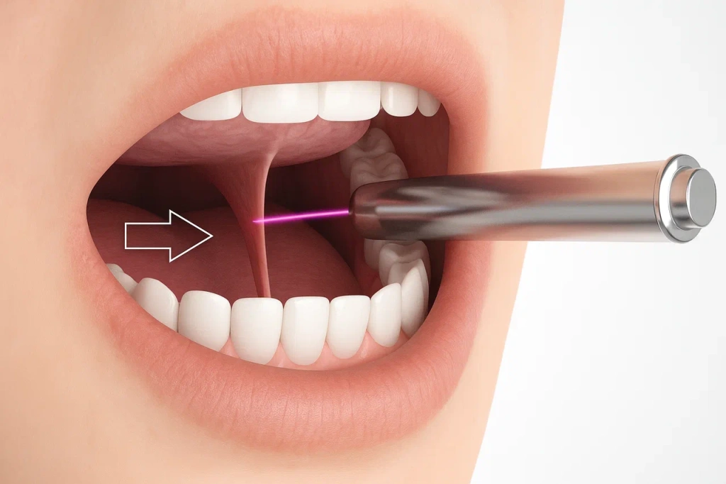 Пластика уздечки языка