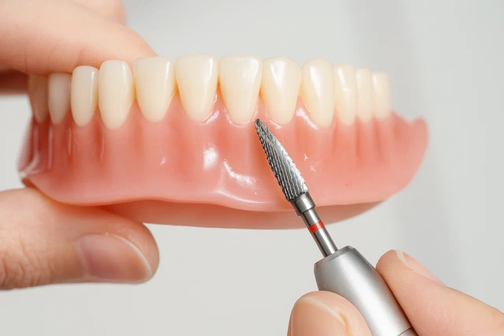 Починка съемного протеза