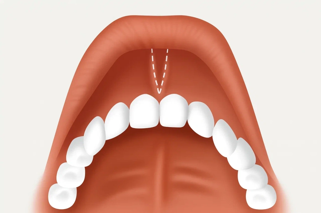 Пластика уздечки губы 