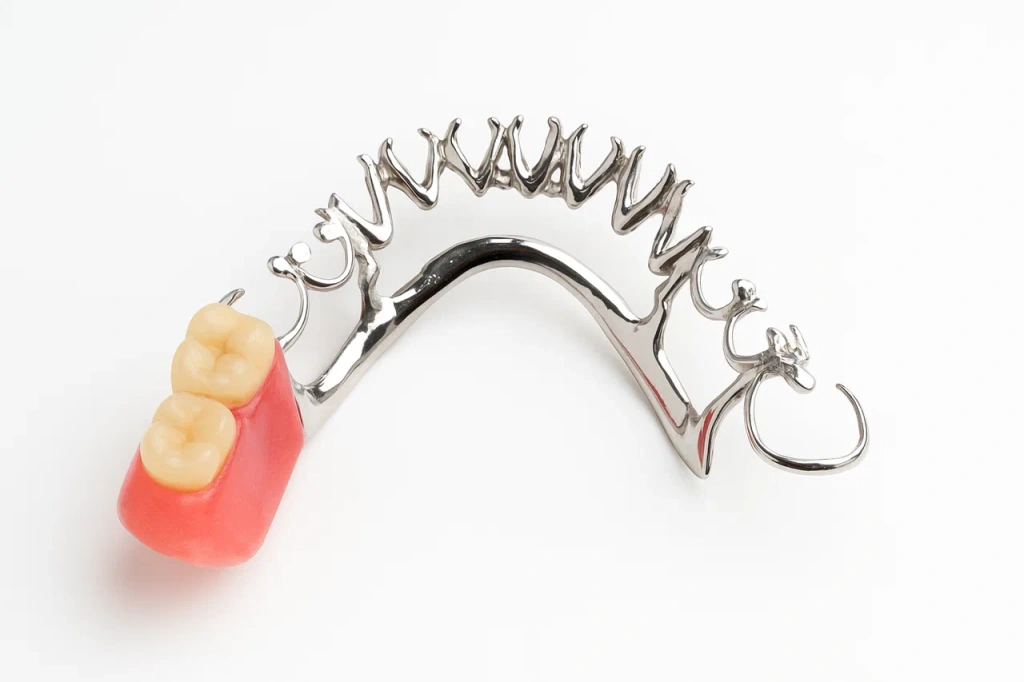 Шинирующий бюгельный протез