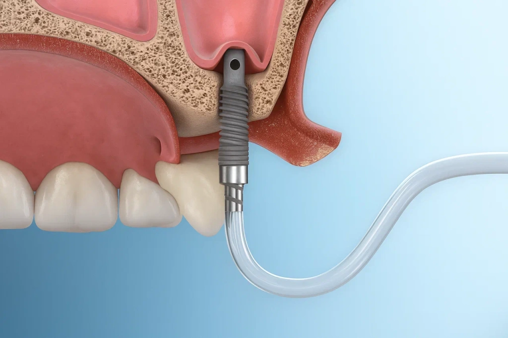 Эффект от открытого синус-лифтинга