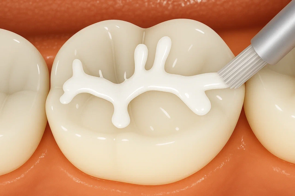 Герметизация фиссур