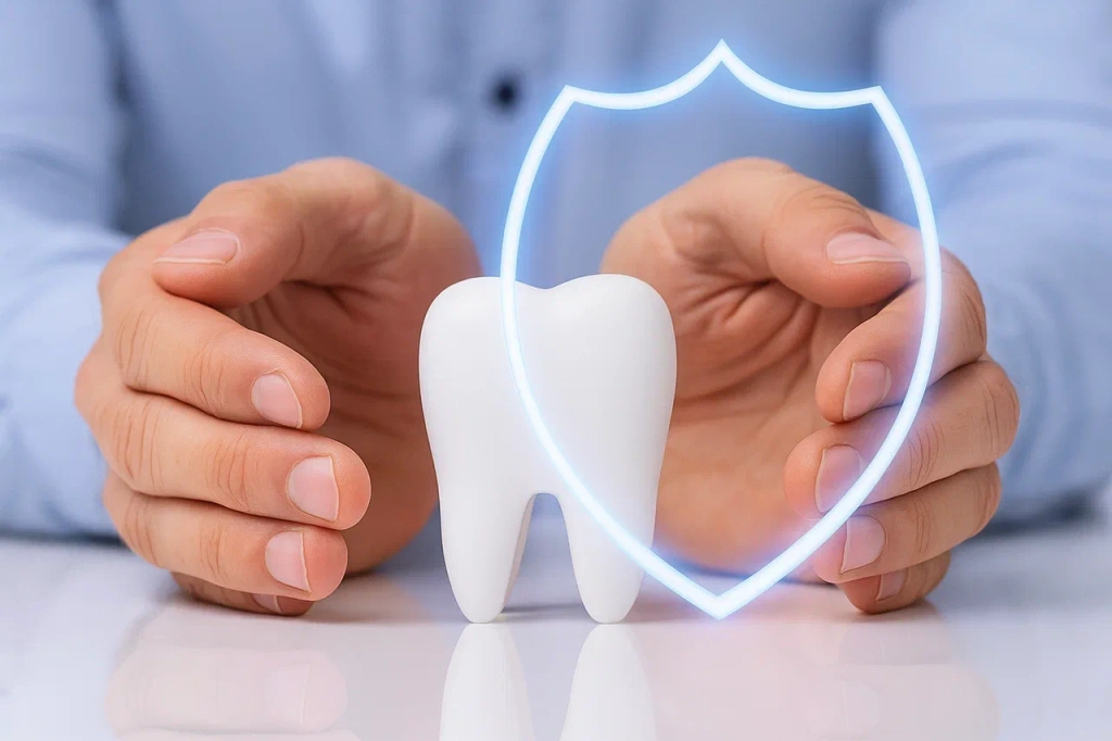 Укрепление эмали зубов