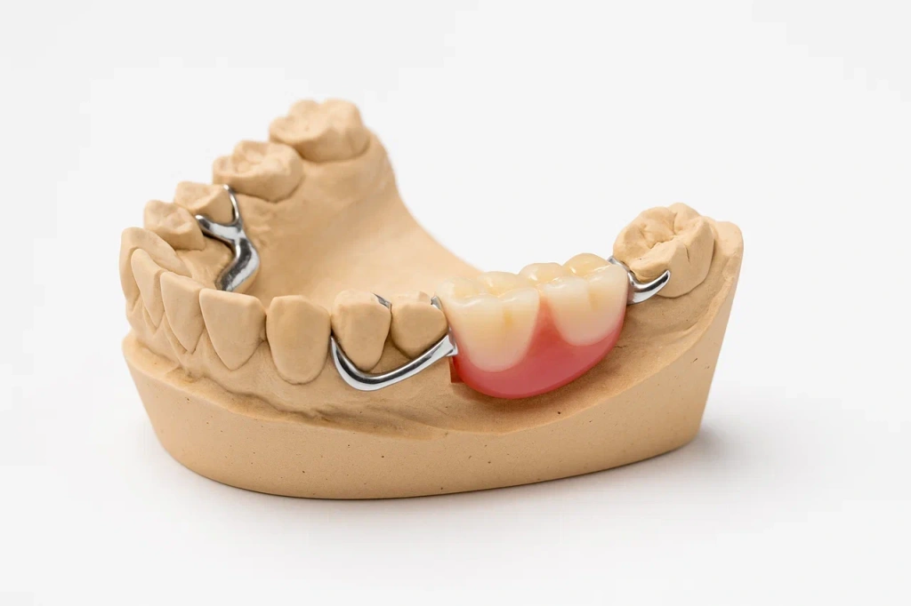 Конструкция бюгельного нейлонового протеза