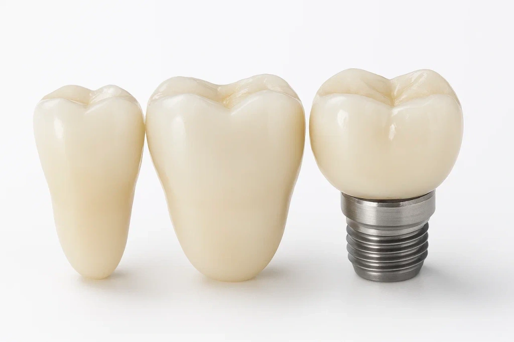 Виды коронок и их особенности